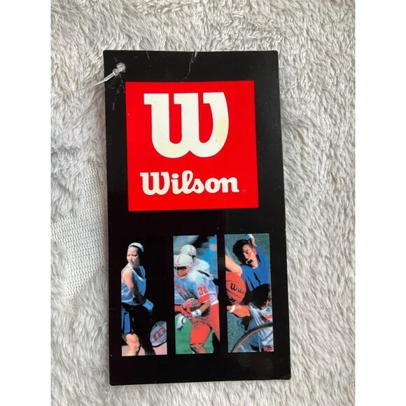 New Old Stock Wilson Vintage 90's Sports Gear Athletic Gym Duffle Bag Y2K - Picture 4 of 10